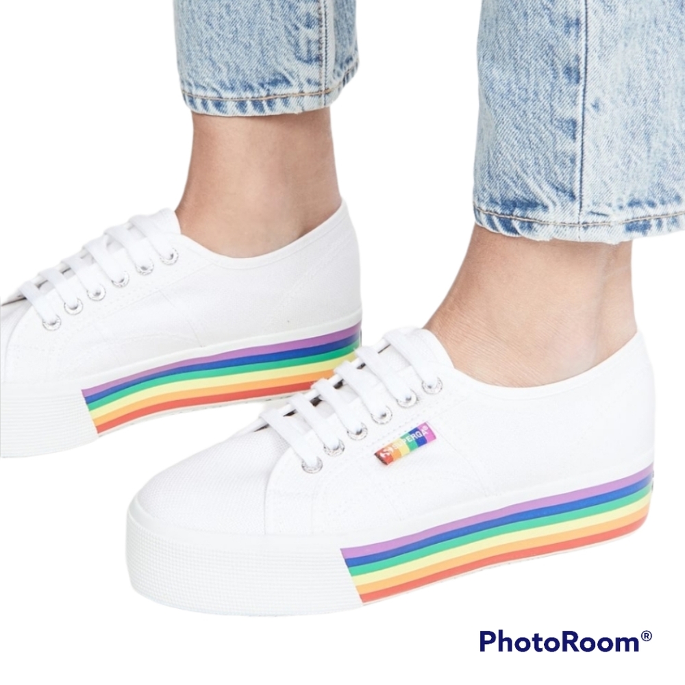 🏳️‍🌈FINAL💸DROP☆Superga 2790 Pride☆NWT/NIB☆EU40•W9•M7½☆🏳️‍🌈